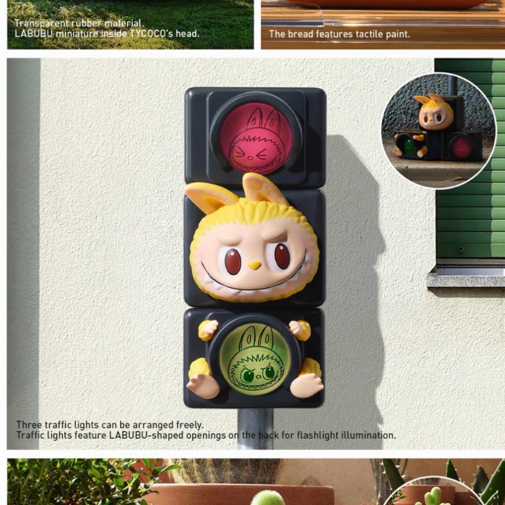 Labubu “Almost Hidden” figurine, NWT Authentic